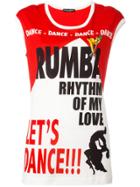 Dolce & Gabbana 'let's Dance' T-shirt - Red