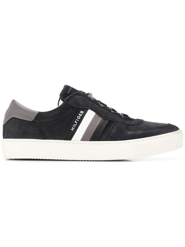 Tommy Hilfiger Striped Low-top Sneakers - Black
