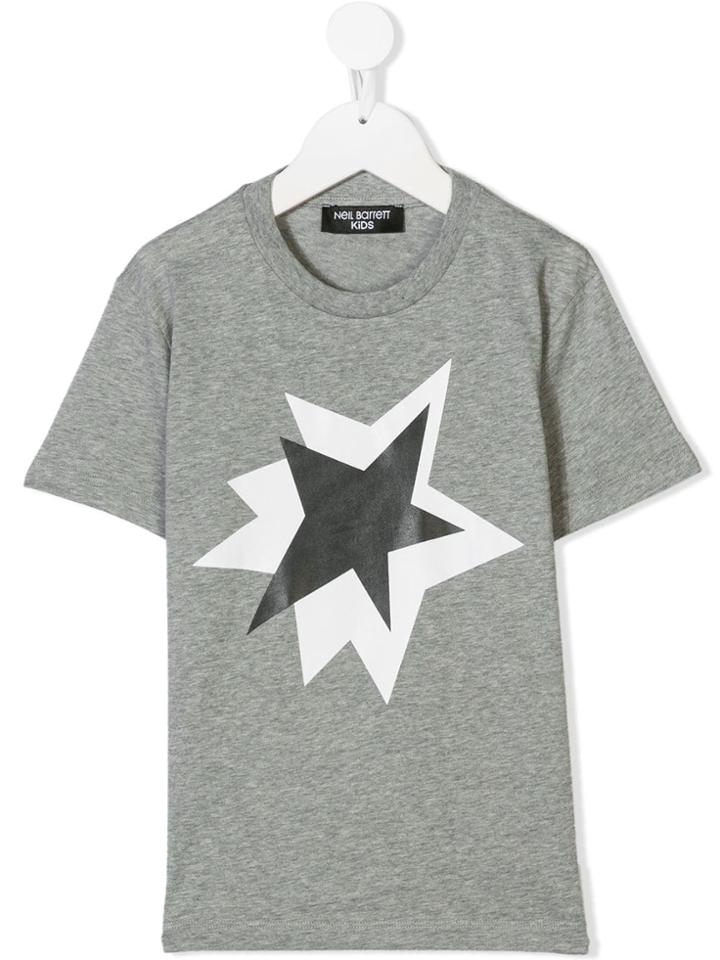 Neil Barrett Kids Teen Graphic Star Print T-shirt - Unavailable