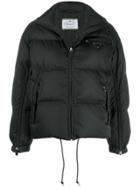 Prada Zipped Nylon Puffer Jacket - Black