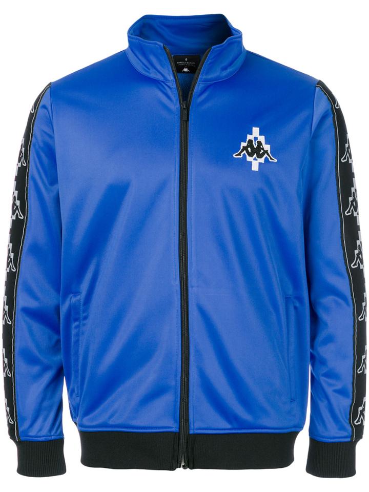 Marcelo Burlon County Of Milan Kappa Tape Jacket - Blue