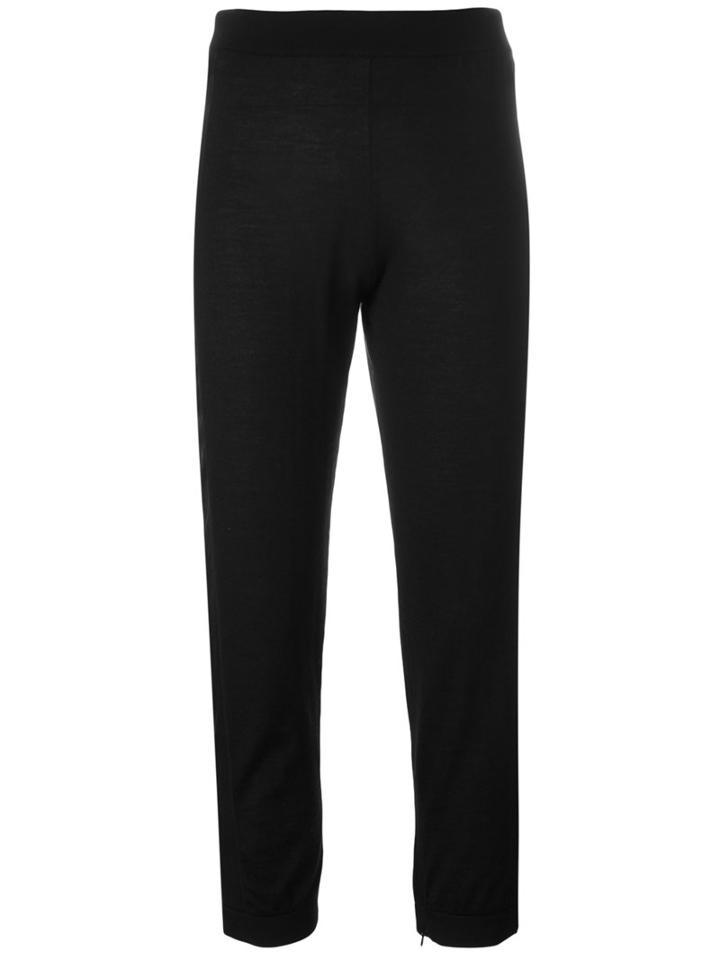Tom Ford - Cropped Tousers - Women - Silk/acetate/cashmere - M, Women's, Black, Silk/acetate/cashmere
