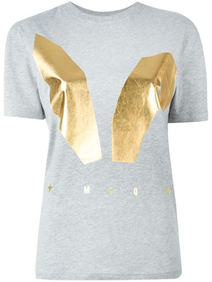 Mcq Alexander Mcqueen Metallic Detail T-shirt
