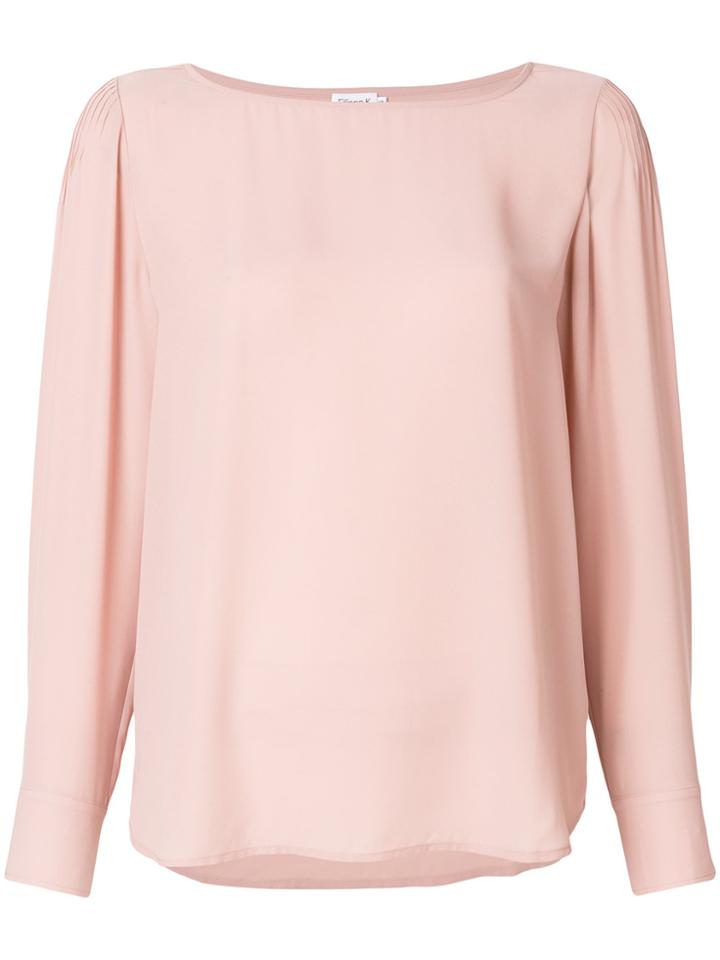 Filippa-k Pintuck Blouse - Pink & Purple