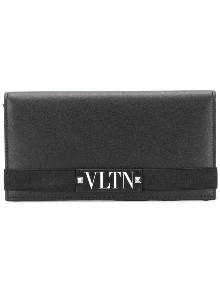 Valentino Valentino Garavani Vltn Flat Wallet - Black