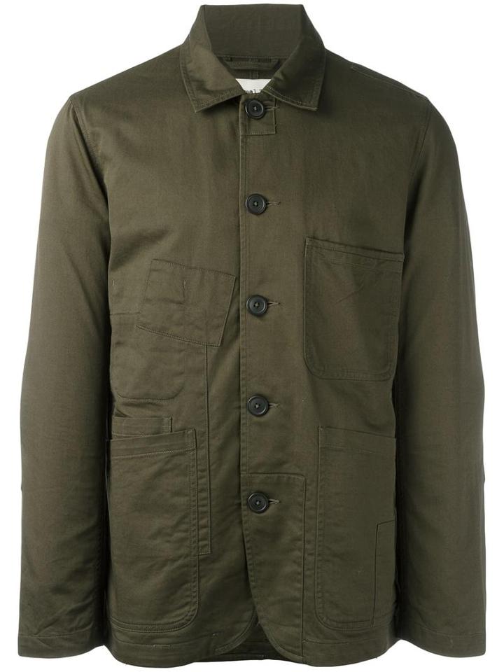 Universal Works 'bakers' Jacket, Men's, Size: Medium, Green, Cotton/polyester
