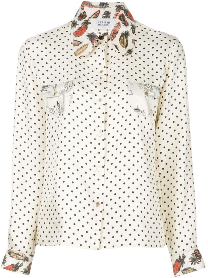 La Prestic Ouiston Multi-print Shirt - White