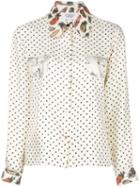 La Prestic Ouiston Multi-print Shirt - White