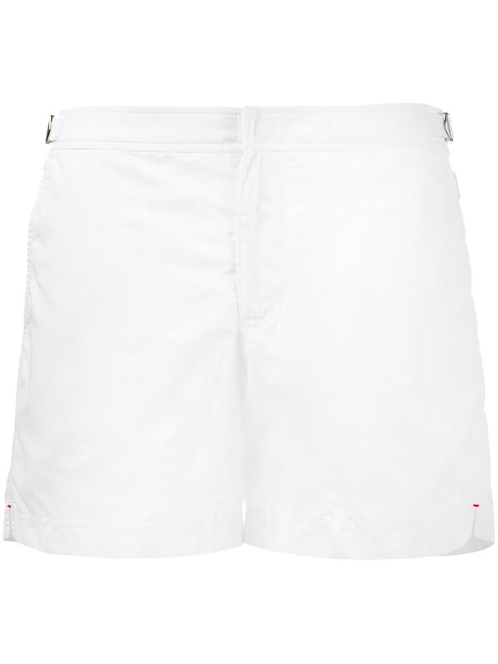 Orlebar Brown Setter Swim Shorts, Men's, Size: 34, White, Polyamide/polyester