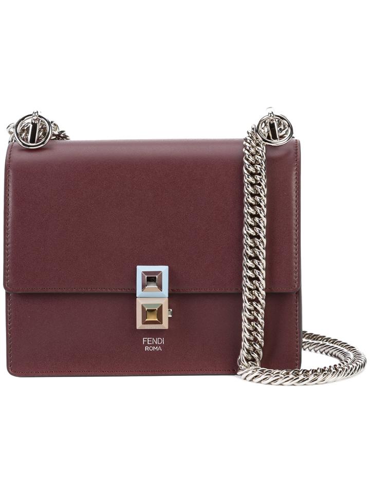 Fendi Small Kan I Shoulder Bag - Pink & Purple