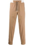 Brunello Cucinelli Contrast Waistband Track Pants - Brown