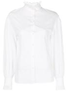 Neul Lace Trim Shirt - White