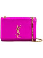 Saint Laurent Small Kate Chain Bag - Pink & Purple