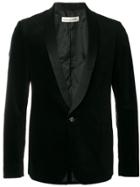Canali Two Buttoned Plaid Jacket - Black