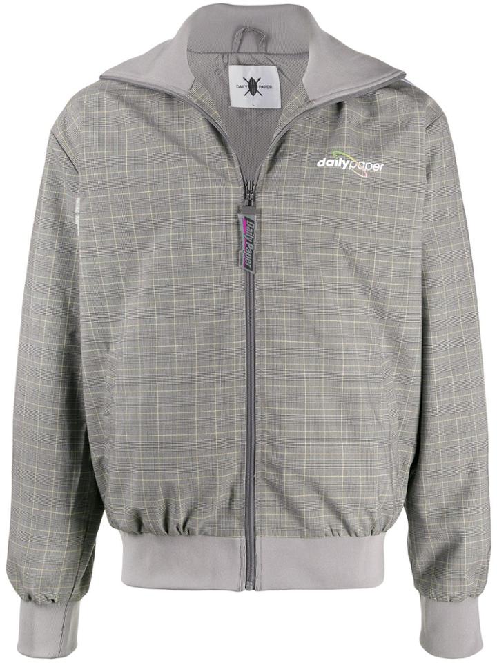Daily Paper Lightweight Checked Jacket - Grey