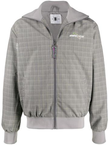 Daily Paper Lightweight Checked Jacket - Grey