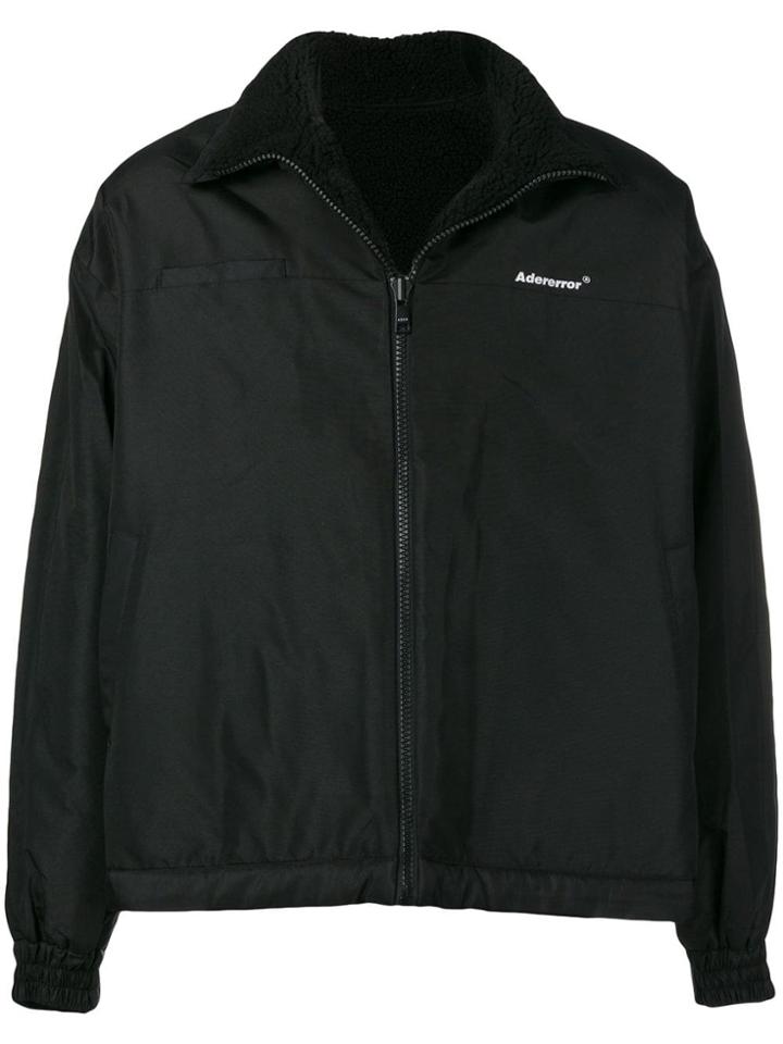 Ader Error Oversize Reversible Jacket - Black