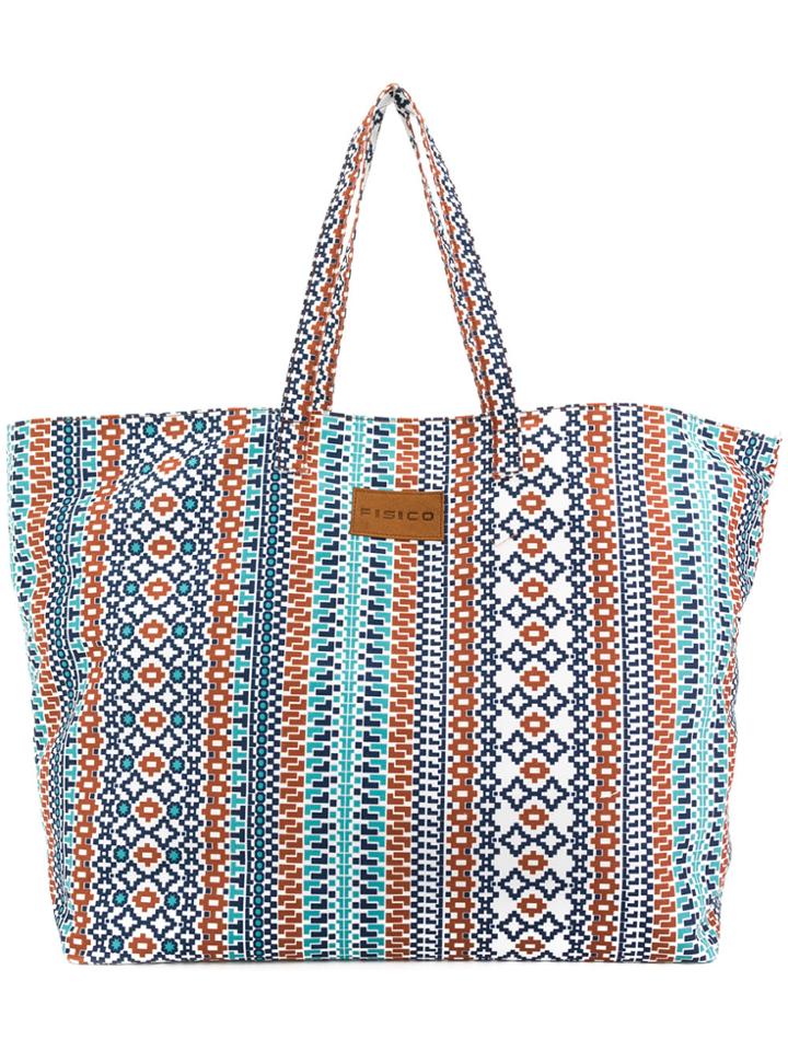 Fisico Etno Print Large Shopper Tote - Multicolour