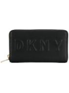 Dkny Embossed Logo Wallet - Black