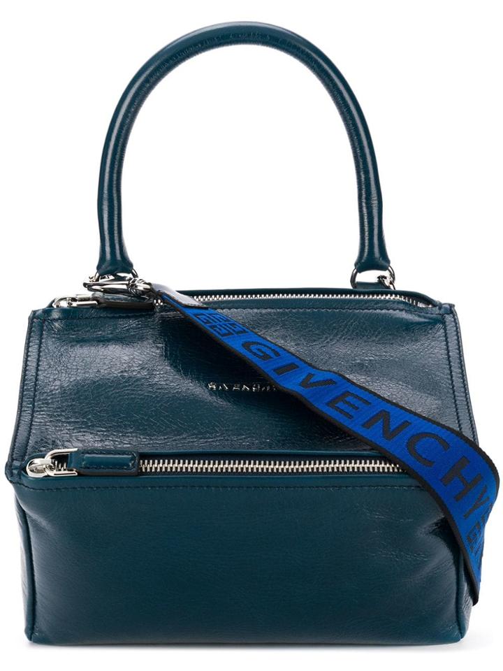 Givenchy Small Pandora Logo Bag - Blue