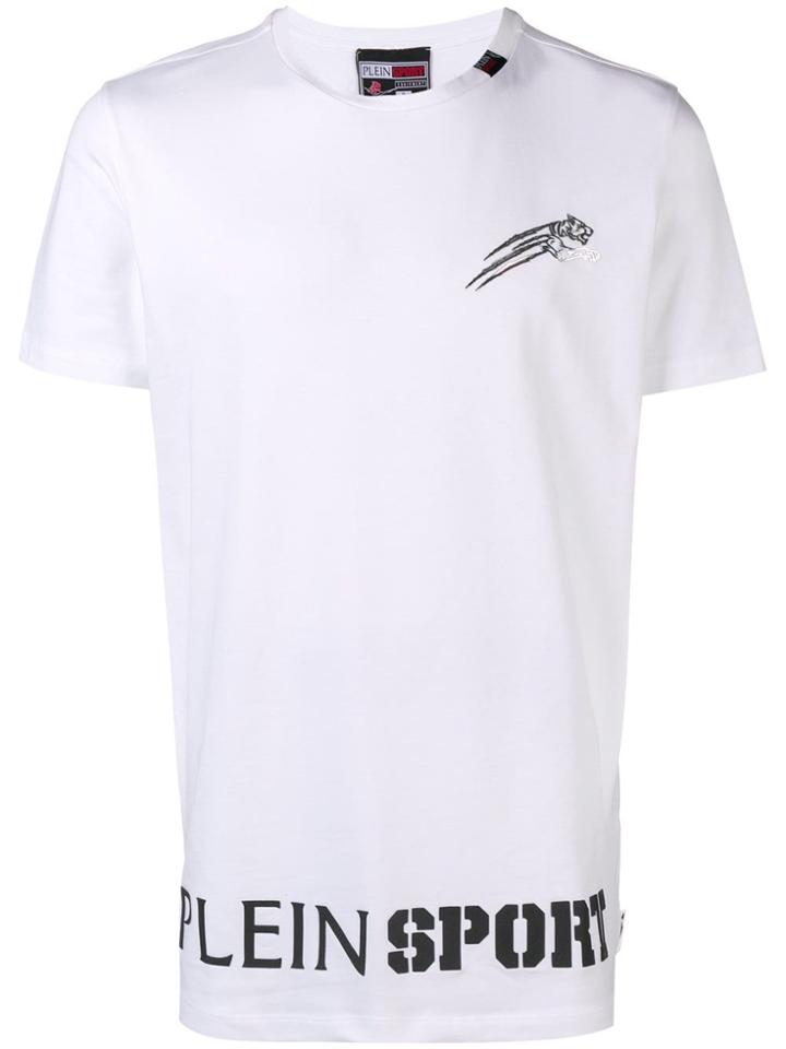 Plein Sport Pouncing Tiger T-shirt - White