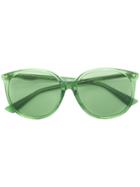 Gucci Eyewear Oversized Round Sunglasses - Green