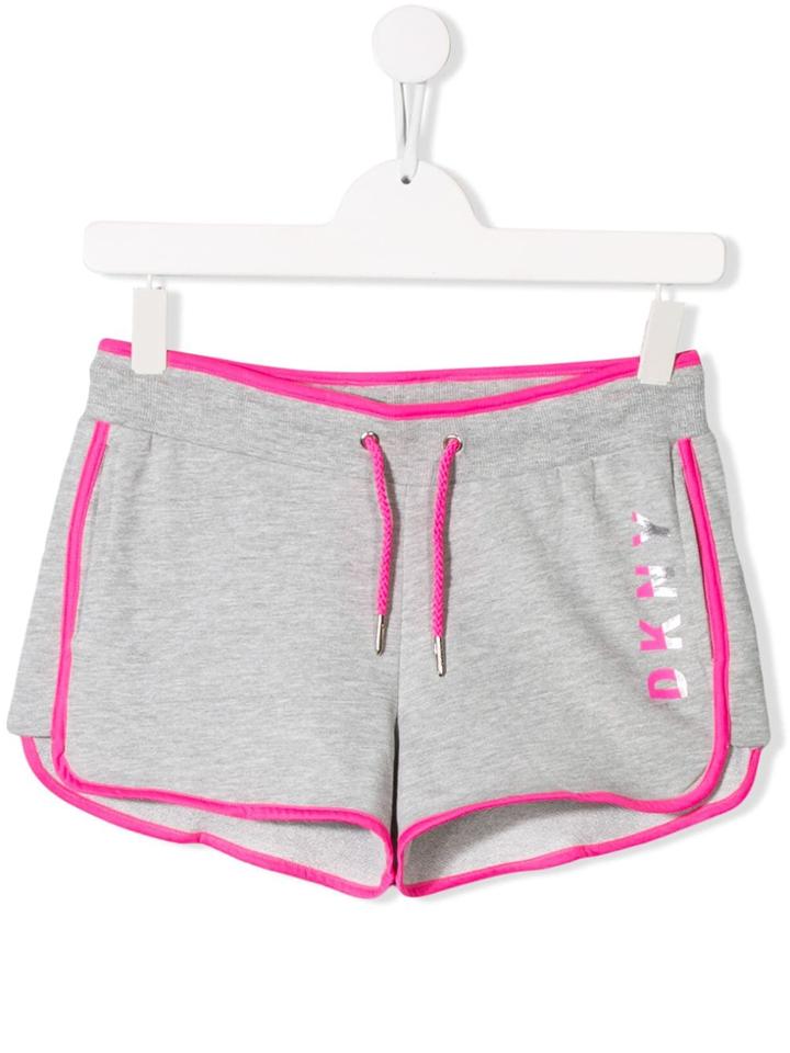 Dkny Kids Drawstring Shorts - Grey