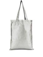 Rick Owens Metallic Tote Bag - Silver