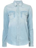 Mother Shady X's Button Down Shirt - Blue