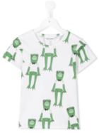 Mini Rodini Frog T-shirt, Boy's, Size: 9 Yrs, White