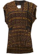 Baja East Baja Print Hooded Top