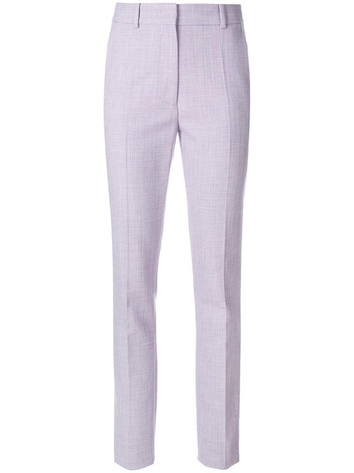 Victoria Beckham Slim-fit Trousers - Pink & Purple