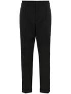 Calvin Klein 205w39nyc Side Stripe Tailored Wool Trousers - Black