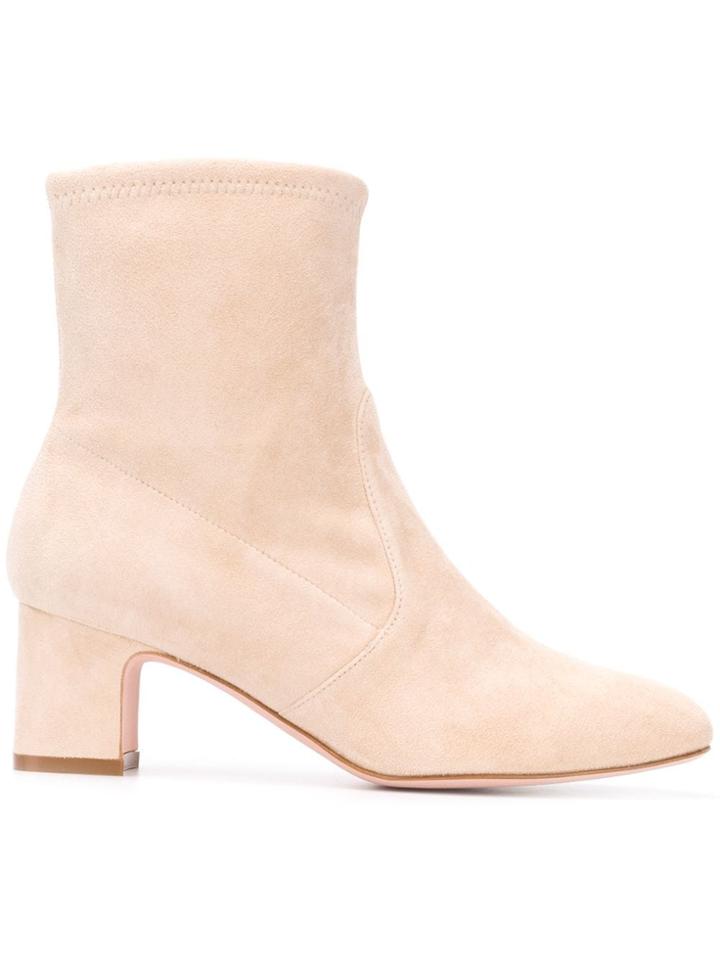 Stuart Weitzman Ankle Sock Boots - Neutrals