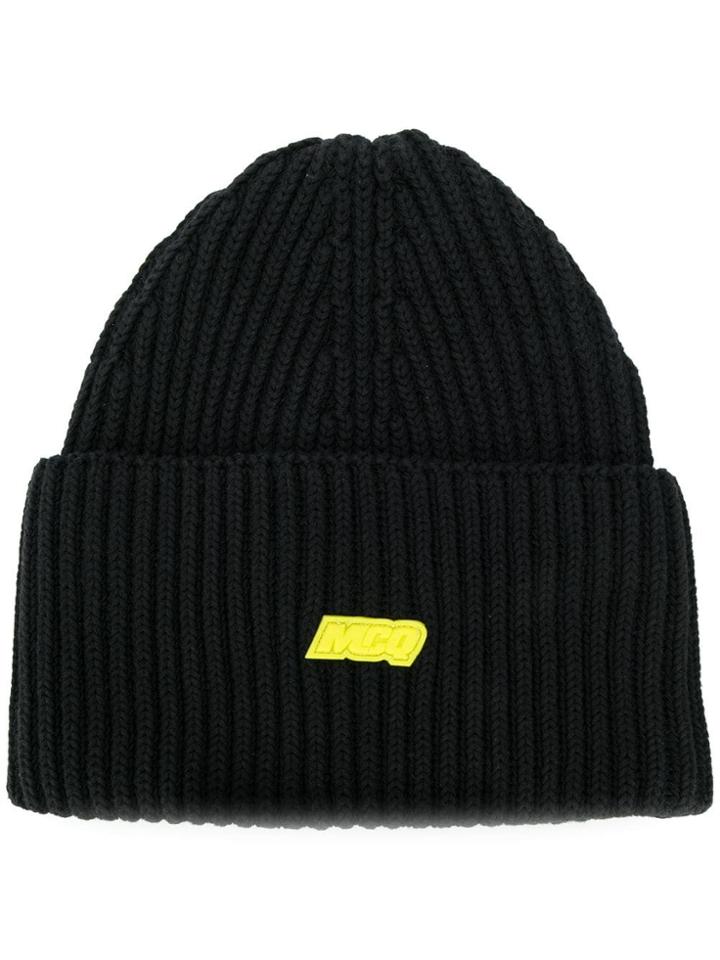 Mcq Alexander Mcqueen Hyper Patch Beanie - Black