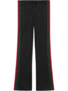Gucci Technical Jersey Flare Pants - Black