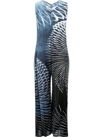 Pleats Please By Issey Miyake Pleated Jumpsuit - Blue