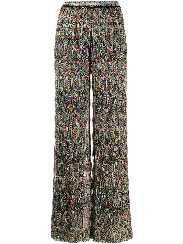 Missoni Fine Knit Trousers - Black