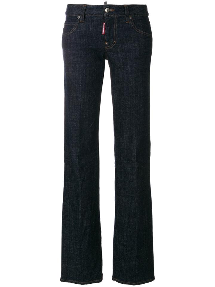 Dsquared2 Medium Waist Lauren Jeans - Blue