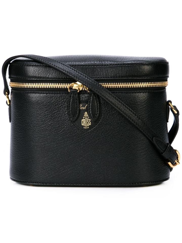 Mark Cross Luggage-style Shoulder Bag - Black