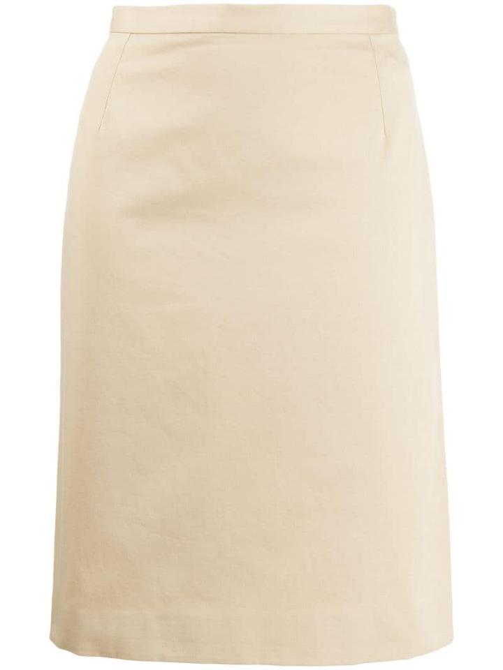 Dolce & Gabbana Pre-owned 1990's Straight Skirt - Neutrals