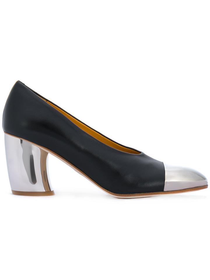 Proenza Schouler Metallic-panel Pumps - Black
