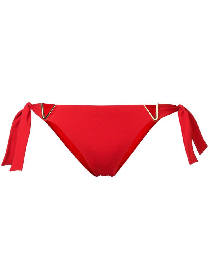 La Perla Aquamarine Side Tie Bikini Brief - Red