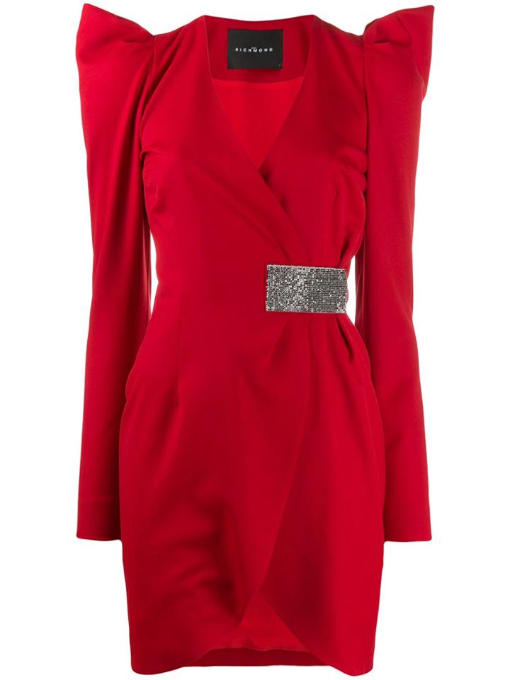 John Richmond Kabbia Short Dress - Red
