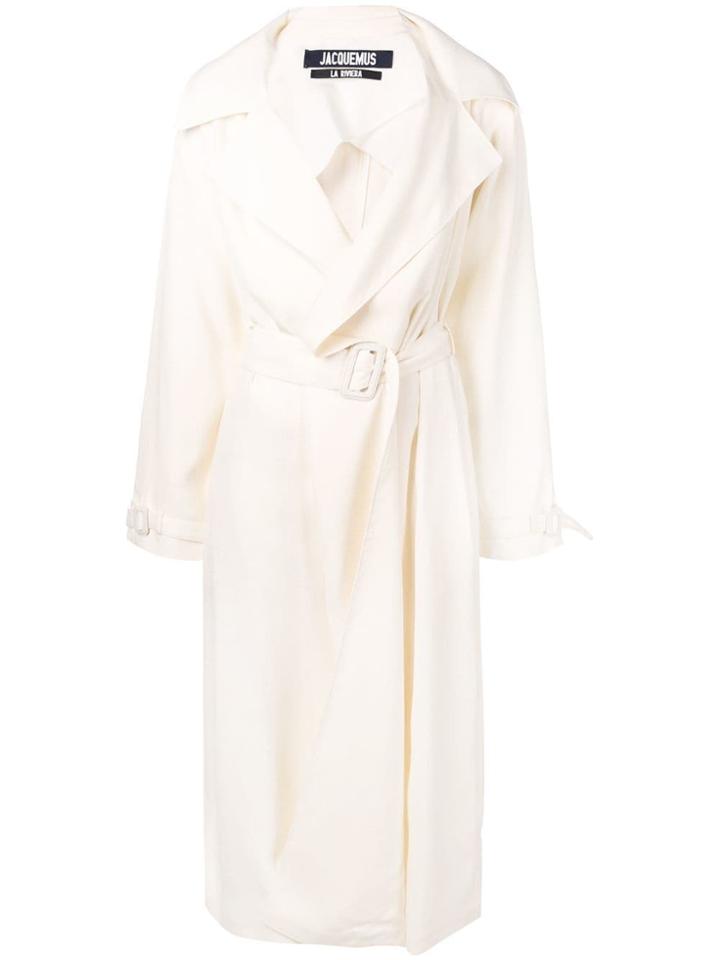 Jacquemus Long Trench Coat - White