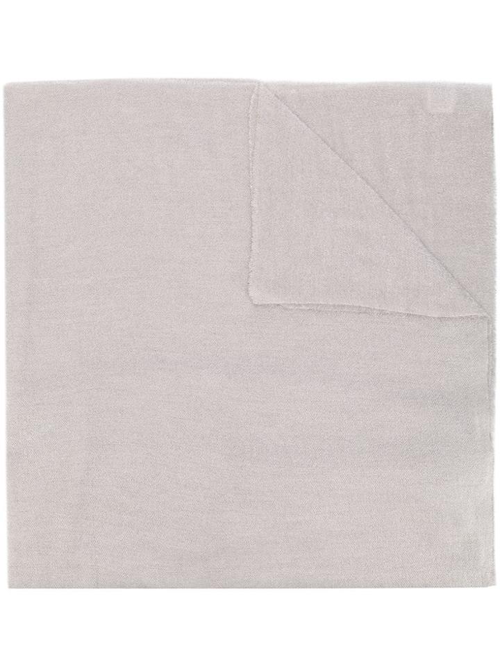 Faliero Sarti Plain Scarf - Neutrals