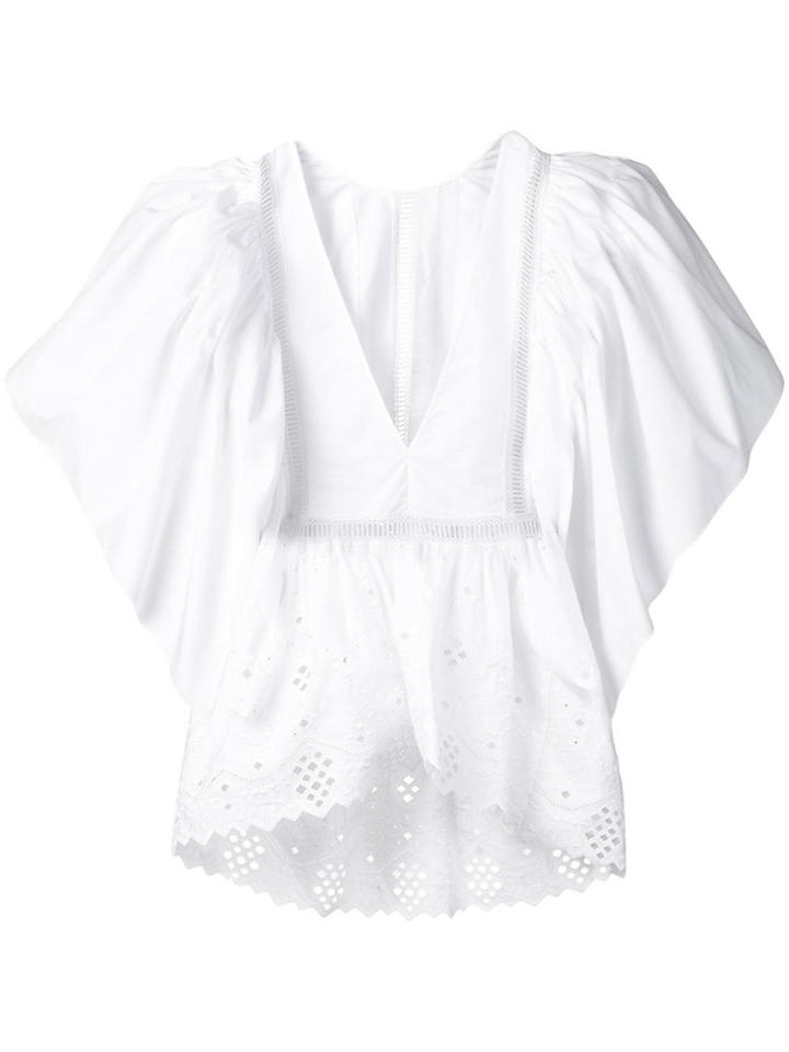 Alberta Ferretti Sangello Top - White