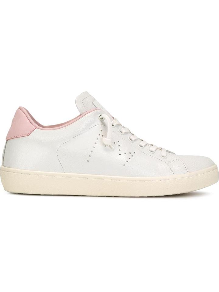 Leather Crown Contrast Back Detail Sneakers