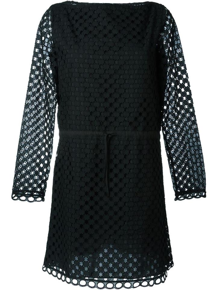 Carven Broderie Anglaise Short Dress