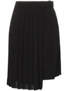Juun.j Pleated Apron Skirt - Black